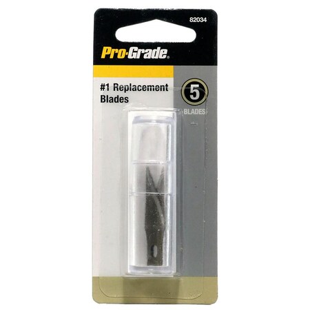 Pro-Grade Tools 5 Pc. #1 Replacement Blades, In Tube 82034